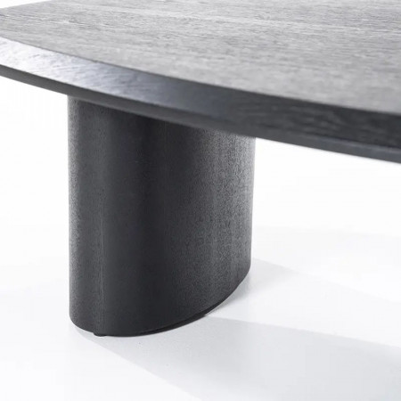 Table basse noire organique - Lanio 
