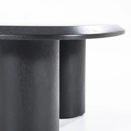 Table basse noire organique - Lanio 