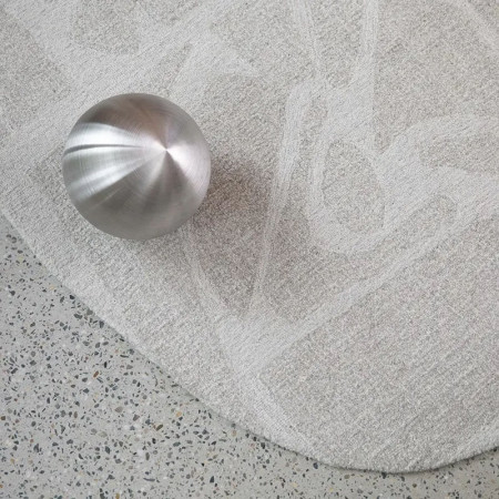 Tapis de forme organique nuances de beige - Forms 