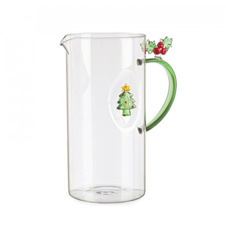 Carafe en verre avec décorations de Noël - Glamoura 