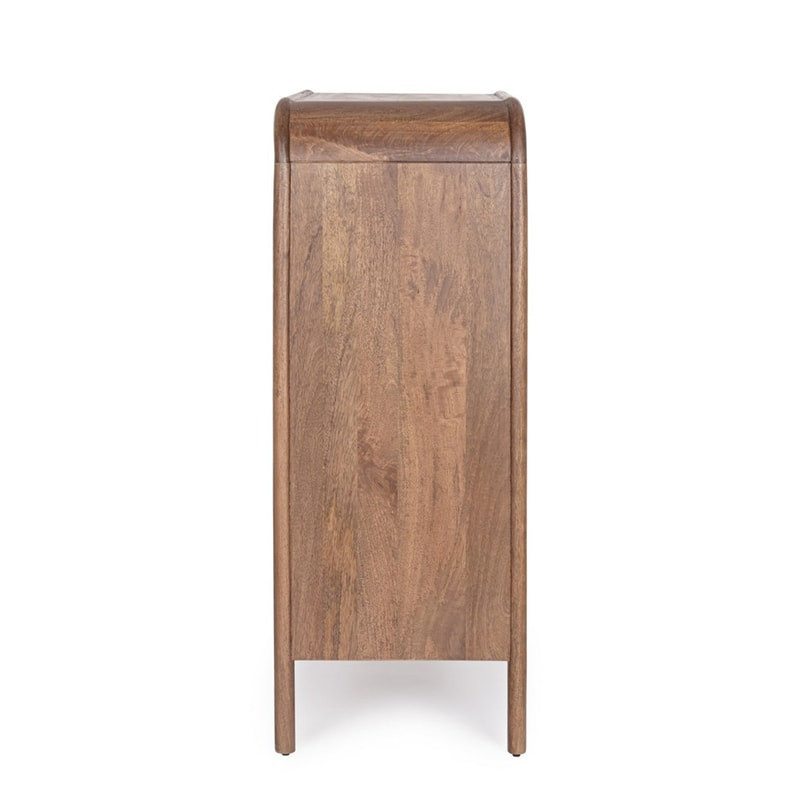 Buffet haut 4 portes en bois de manguier - Sanoa 