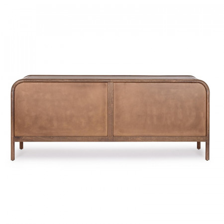 Buffet 4 portes en bois de manguier finition marqueté - Sanoa 