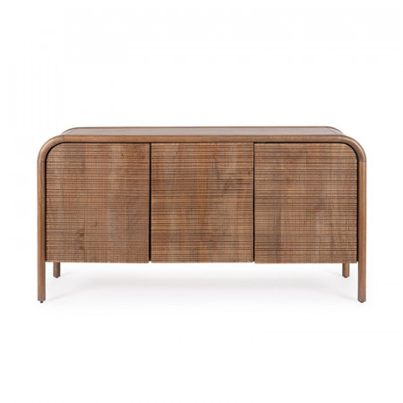 Buffet 3 portes en bois de manguier finition marqueté - Sanoa 