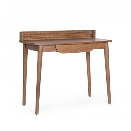 Bureau 1 tiroir en bois de manguier - Sanoa 