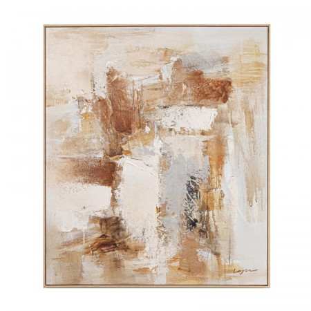 Tableau 123 × 143 cm teintes brun chaud - Bolde 