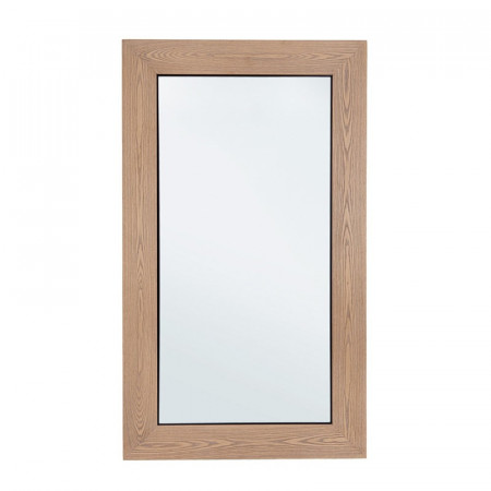 Grand miroir rectangulaire avec cadre en bois clair H 182,50 cm - Aymira 