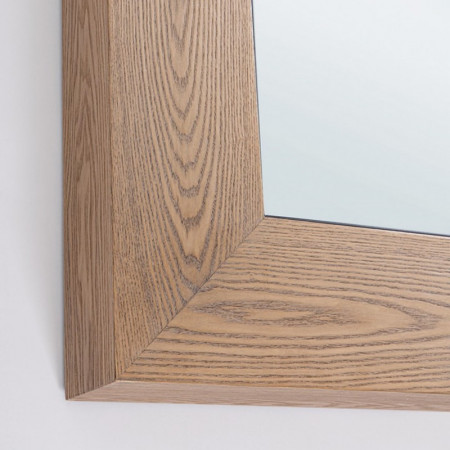 Grand miroir rectangulaire avec cadre en bois clair H 182,50 cm - Aymira 