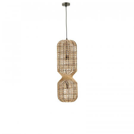 Suspension ajourée en cordage de papier naturel H 77,50 cm - Malira 
