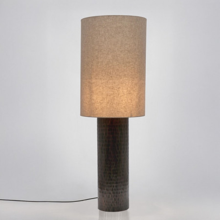 Lampadaire socle en métal marron H 122 cm - Bahira 