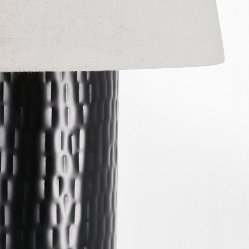 Lampadaire conique avec socle en métal marron H 143 cm - Bahira 