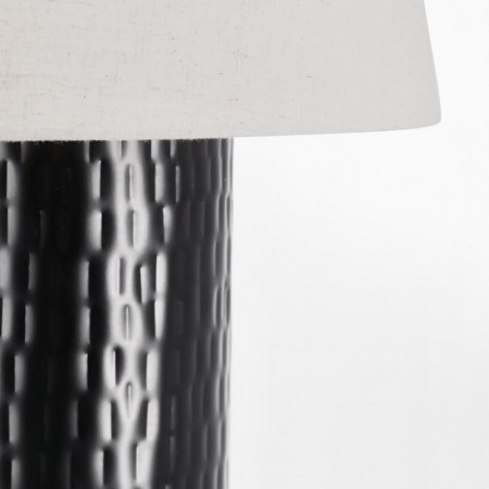 Lampadaire conique avec socle en métal marron H 143 cm - Bahira 