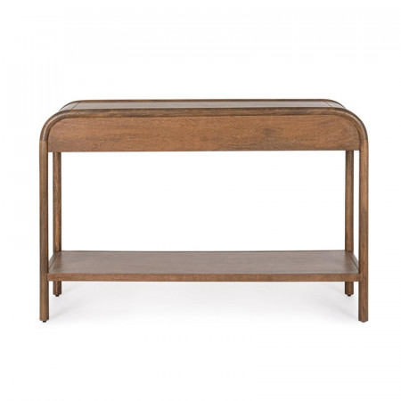 Console en bois de manguier finition marqueté - Sanoa 