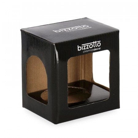 Tasse en verre avec décoration couronne de Nöel - Glamoura 