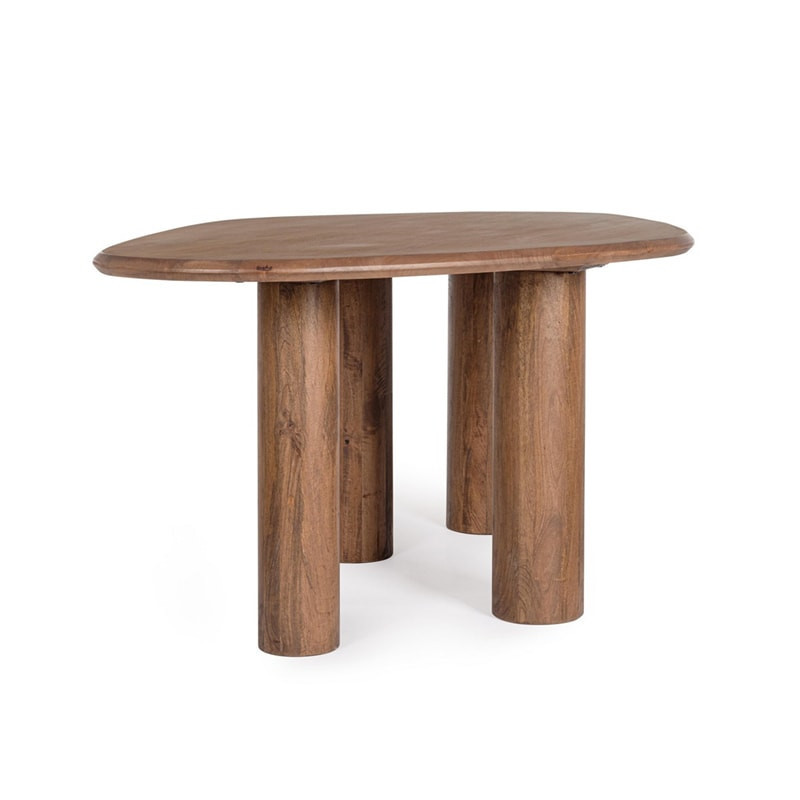 Table de repas ovale en bois de manguier - Sanoa 