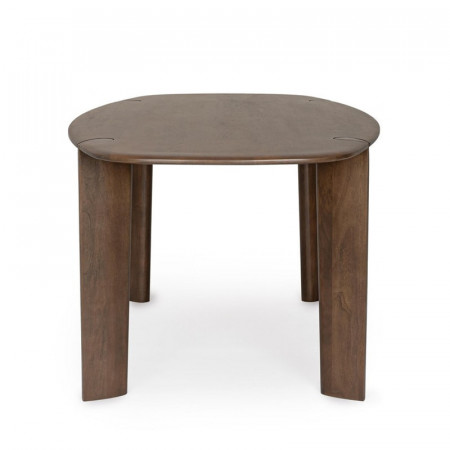 Table de repas ovale en bois de manguier massif - Stellan 