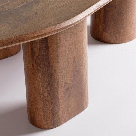 Table basse organique en bois de manguier - Sanoa 