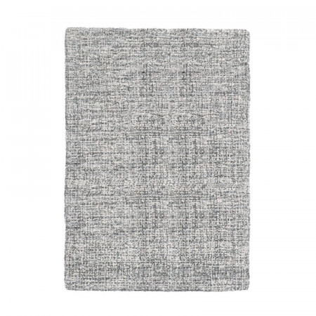 Tapis en tissu gris-bleu 160 x 230 cm - Hansel 