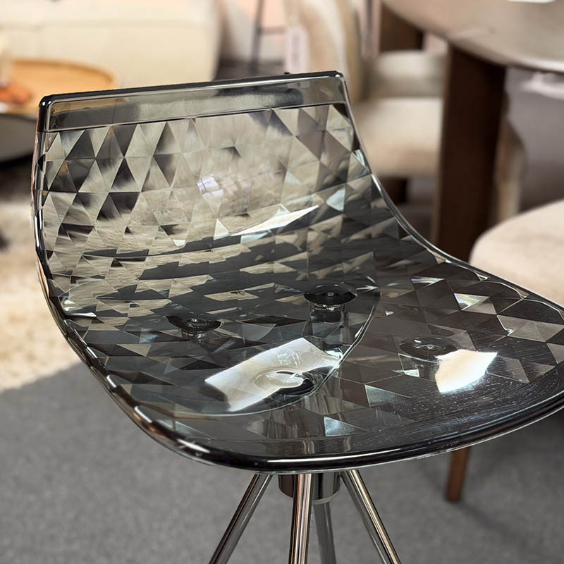 Tabouret de bar transparent...