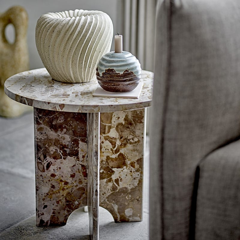 Table d’appoint en marbre | Jasmia 