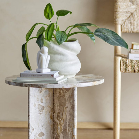 Table d’appoint en marbre | Jasmia 