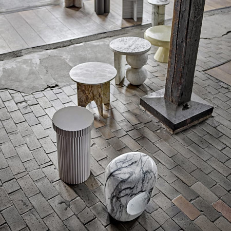 Table d’appoint en marbre | Jasmia 