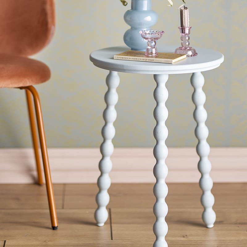 Table d’appoint vintage bleu ciel | Salino 