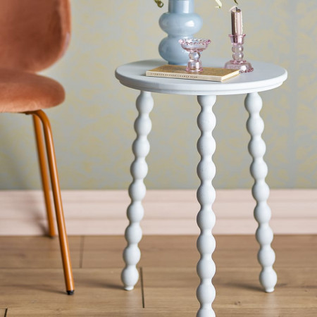 Table d’appoint vintage bleu ciel | Salino 