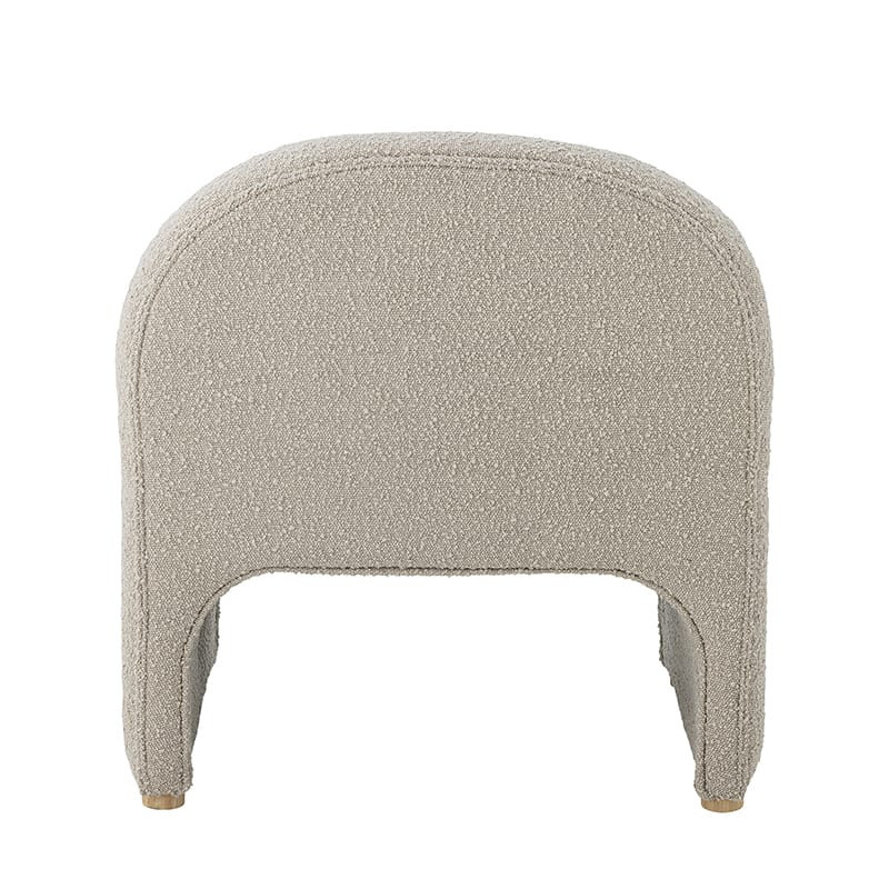 Fauteuil lounge en tissu bouclé | Neel 