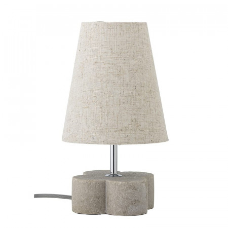 Lampe en tissu pied effet béton | Foglio 