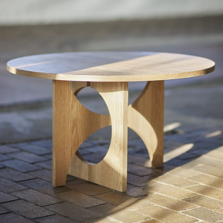 Table basse ronde pied design | Alden 
