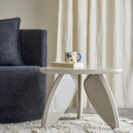 Table basse design laqué blanc | Magia 