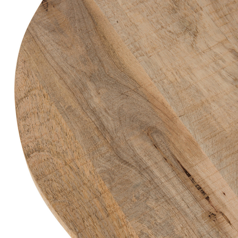 Table bistrot ronde en bois et métal - Leni