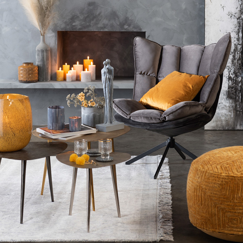 Fauteuil lounge industriel...