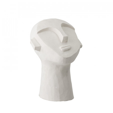 Sculpture visage abstrait blanc Bloomingville - Arty 