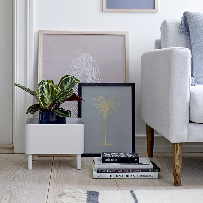 Cadre déco noir palmier Bloomingville cadre noir - Tropicale 