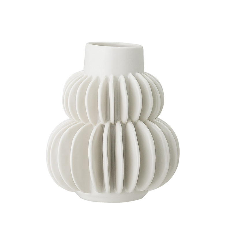 cramique blanc Bloomingville Vase