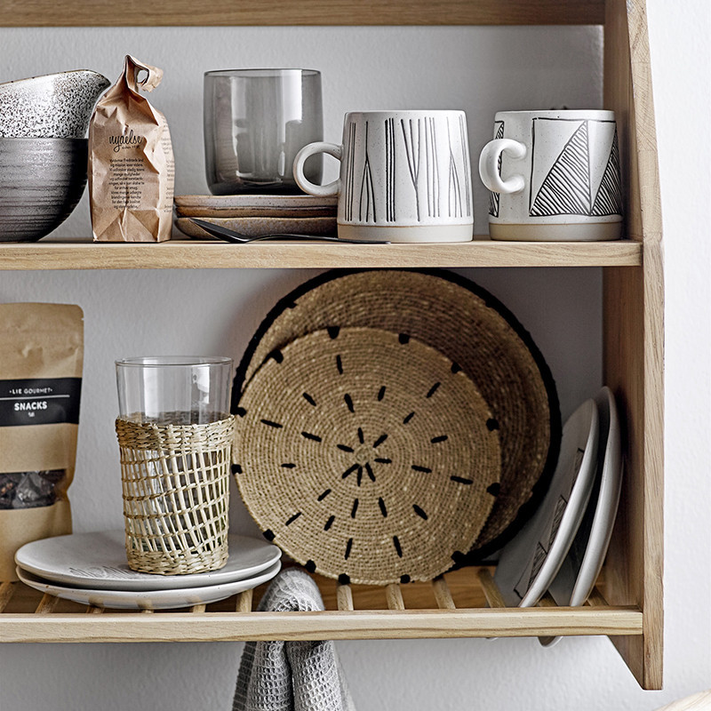 Étagère murale de cuisine en bois Bloomingville
