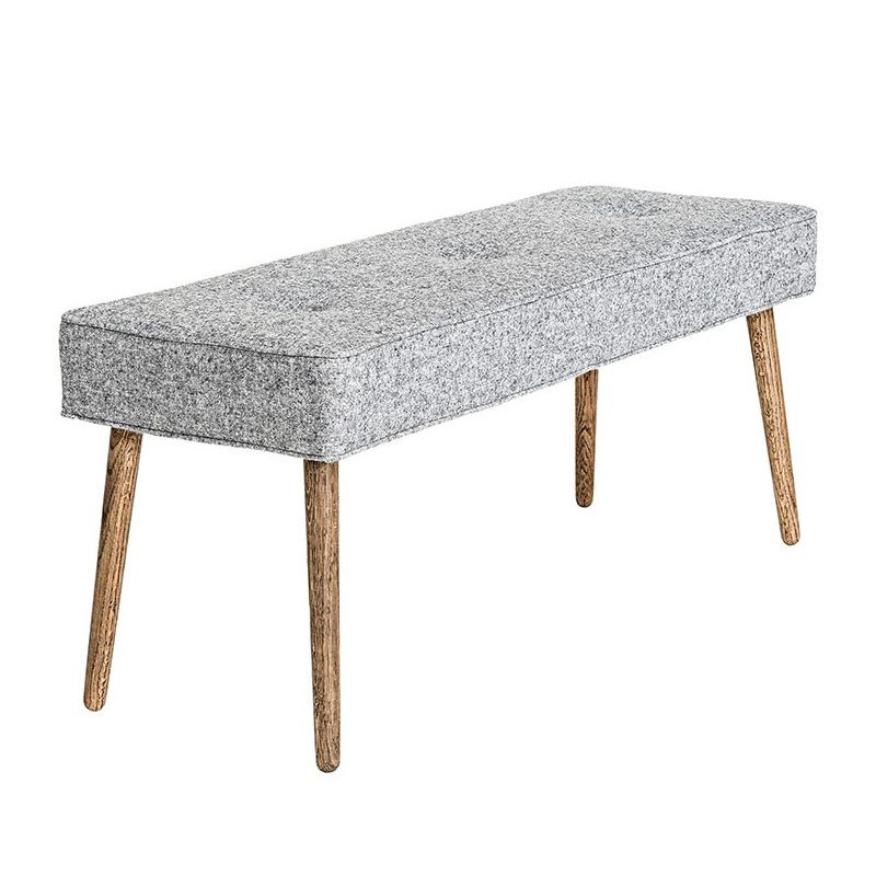 Banc gris clair scandinave Bloomingville - Button 