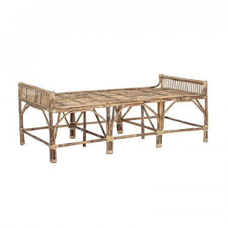 Banc en bois de canne naturel style bohème Bloomingville