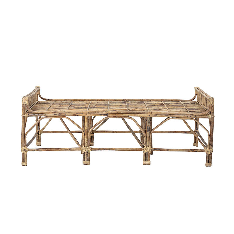 Banc ethnique en bois naturel Bloomingville