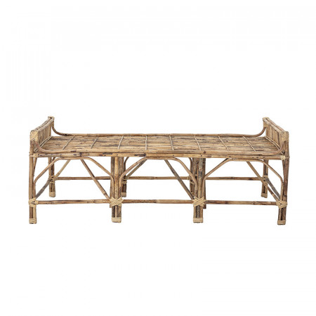 Banc ethnique en bois naturel Bloomingville