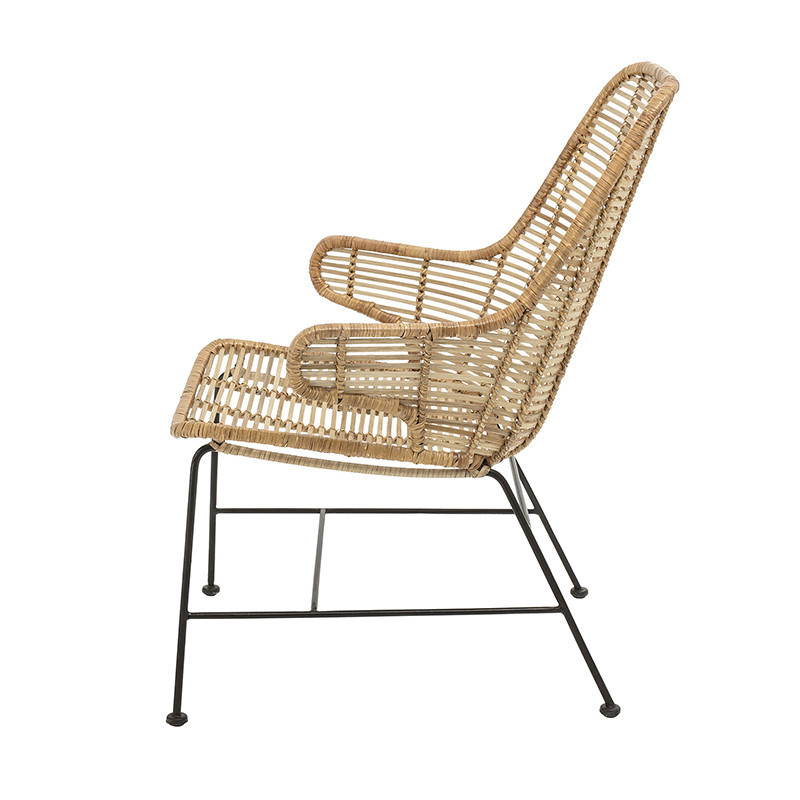 Fauteuil en rotin naturel design Bloomingville