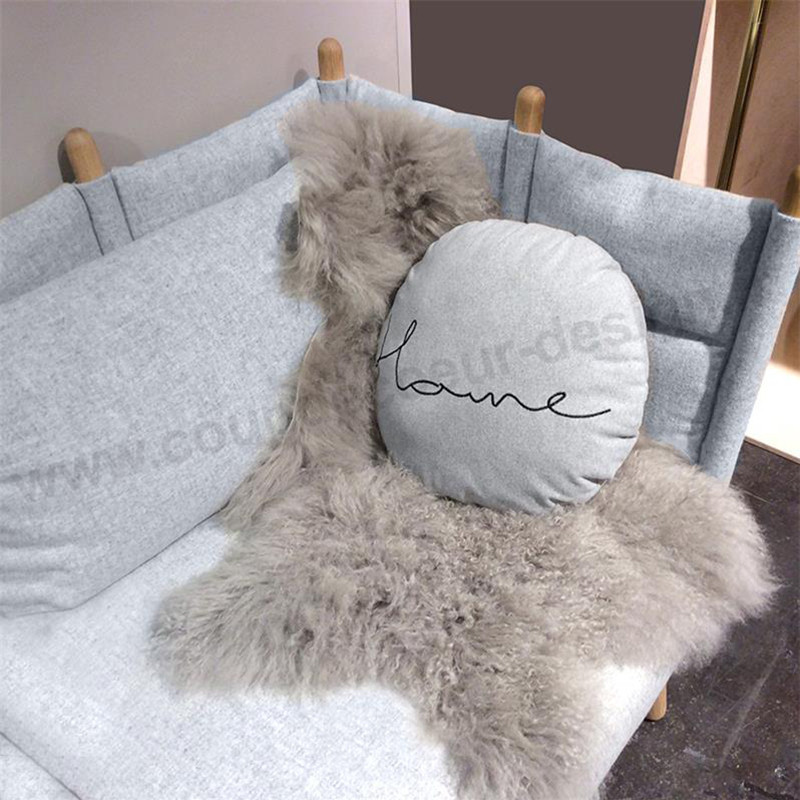Coussin rond gris design Bloomingville - Home Coussin rond gris design Bloomingville - Home