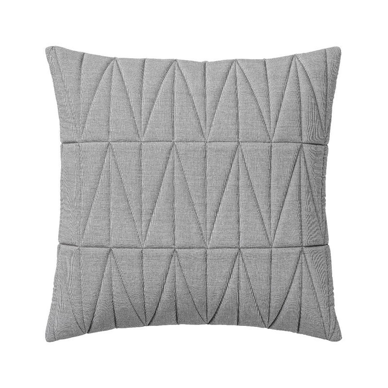 Coussin gris matelassé design Bloomingville 45x45 - Cotton 