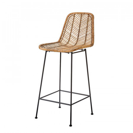 Tabouret de bar en rotin Bloomingville - Lena