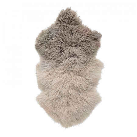 Tapis fourrure taupe Bloomingville 90x50 - Lamby