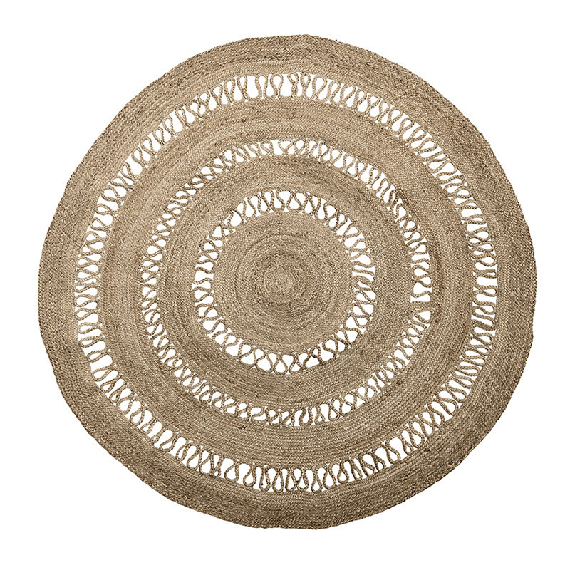 Tapis bohème en jute oval Bloomingville - Lilio Référence : CD_Tp31A/03