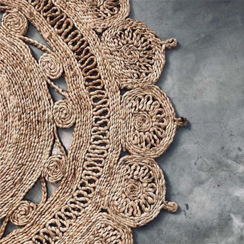 Tapis bohème en jute oval Bloomingville sur CDC Design