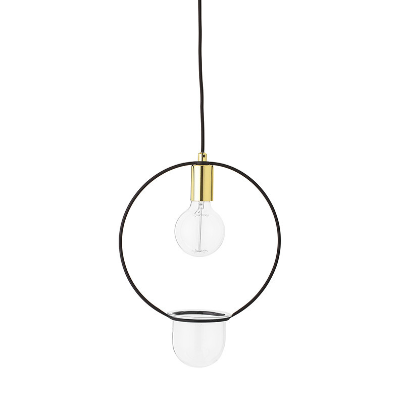 Lampe suspendue avec plante Bloomingville