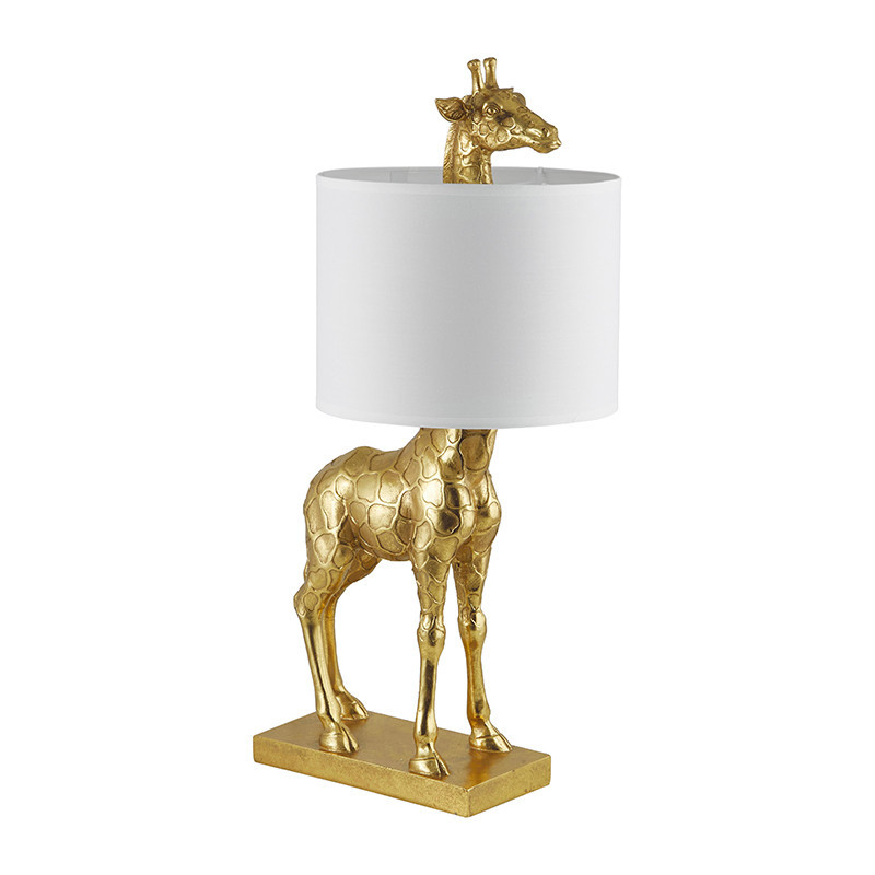 Lampe de salon girafe doré Bloomingville
